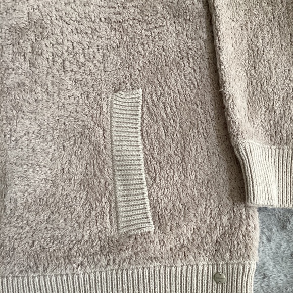 NWT Olsen zip up beige Sweater size XL - Picture 4 of 8